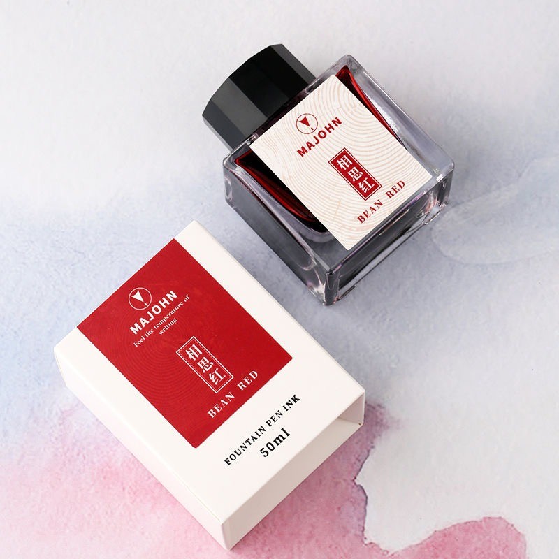 

MAJOHN 50ml Fountain Pen Ink High Quality 4 Colors Ink Glass Bottled Ink Refill Cartridge School Office Supplies Stationery