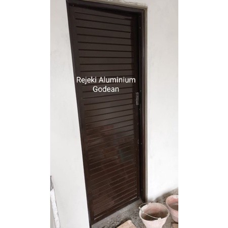Pintu Kamar Mandi ALUMINIUM Asli Tebal