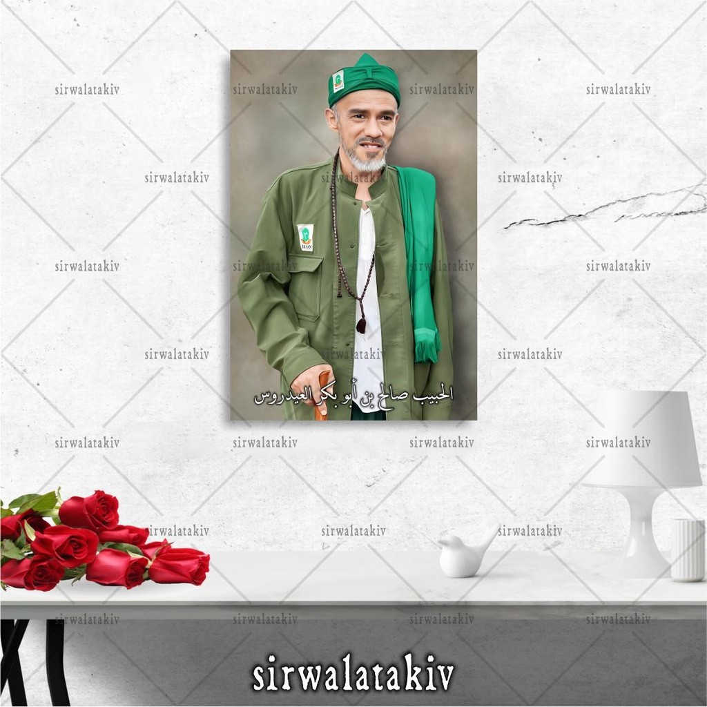 Habib Sholeh Abu Bakar Al Aydrus / Habib Sholeh Rotan - Dekorasi Hiasan Dinding