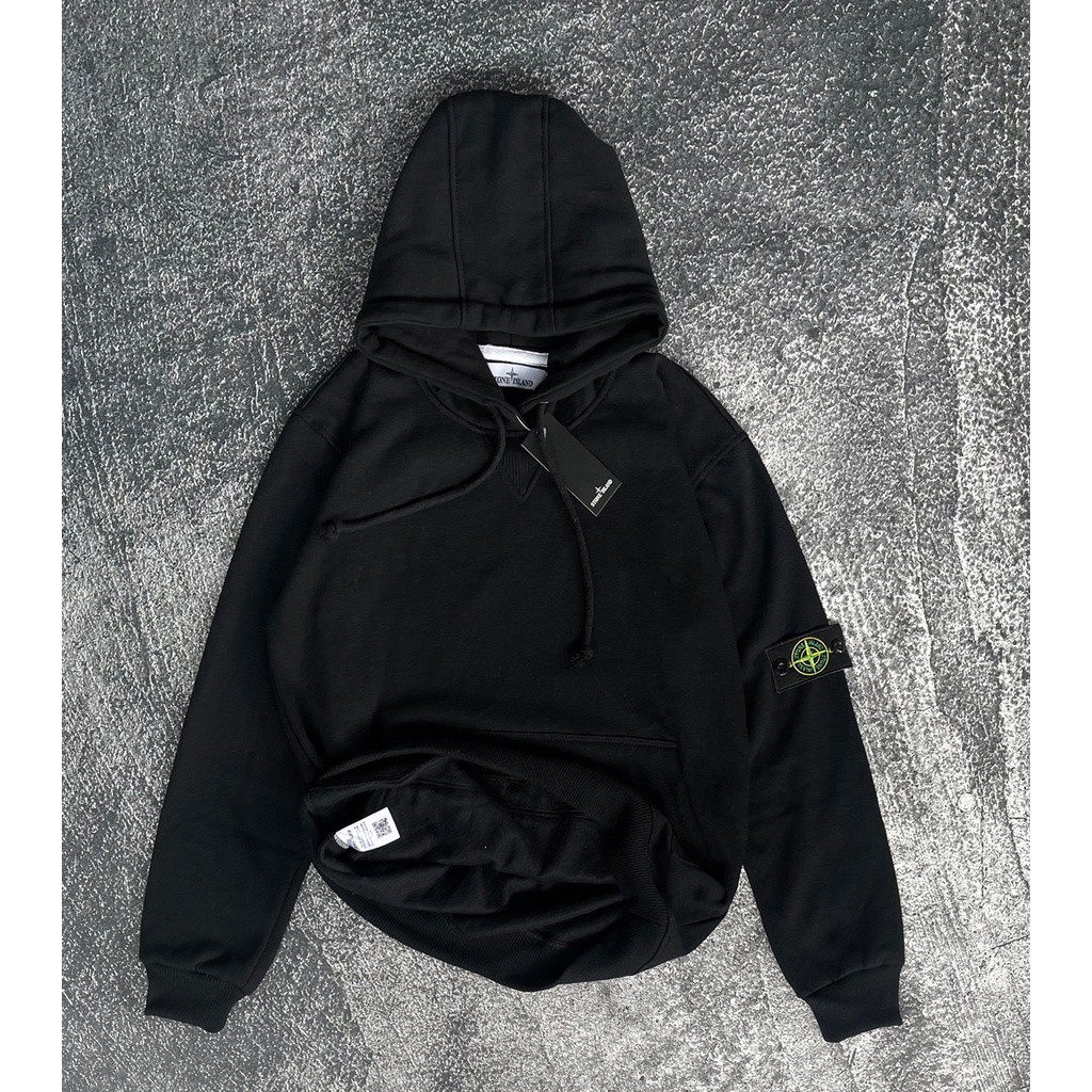 BAHAN PREMIUM / Jaket Sweater hoodie stone island Fulltag & Logo Bed Bordir Quality Premium Like New