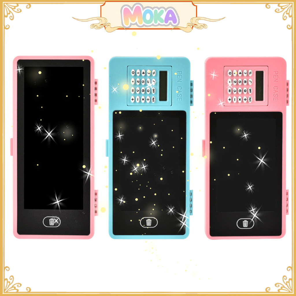 

MOKA Kotak Pensil Karakter Kartun Bahan Abs 2In1 Dengan Lcd Writting Pad Free Pensil Pad Mk