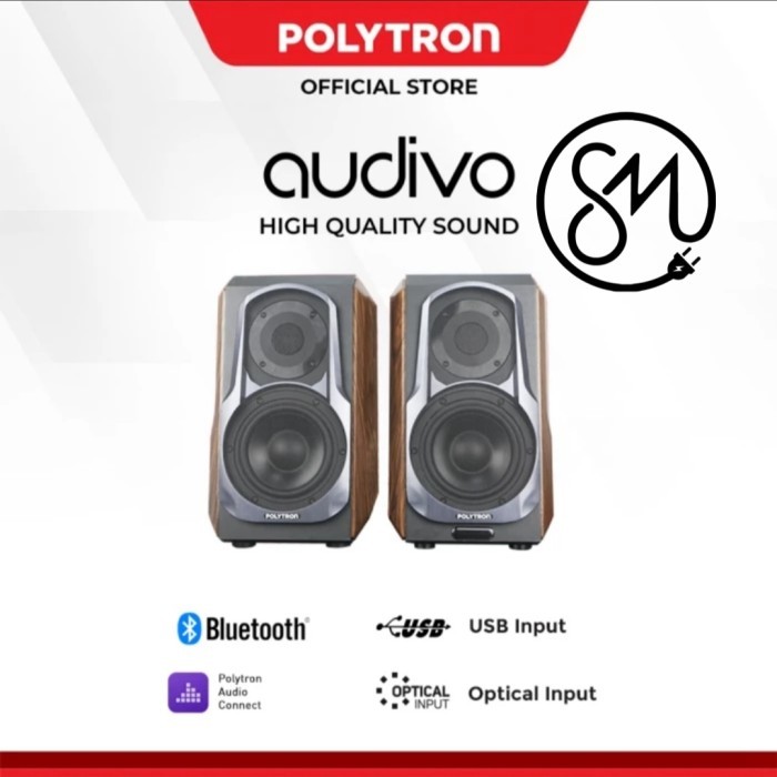 Speaker Polytron Hifi PHS 6A Audivo Bluetooth PHS6A 5.5 inch woofer