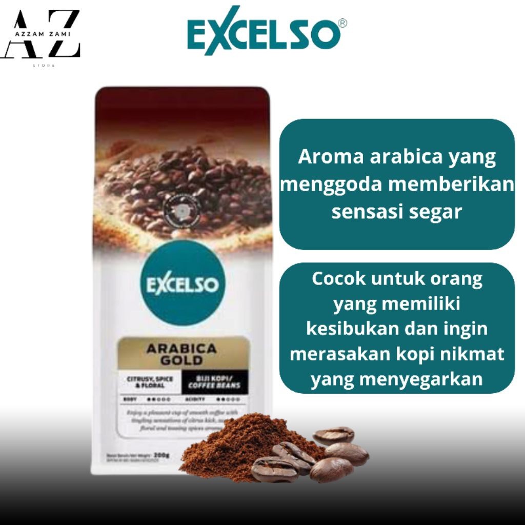 

JAMIN MURAH !!!Excelso Arabica Gold Kopi Bubuk Premium Kemasan 200gr(BISA LANGSUNG ORDER)