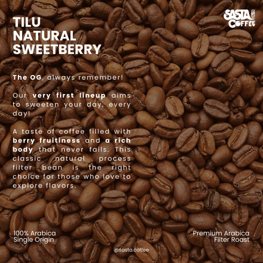

JAMIN MURAH !!!Kopi Arabika Tilu Natural Sweetberry Filter Roast 200 Gram Biji Bubuk(BISA LANGSUNG ORDER)