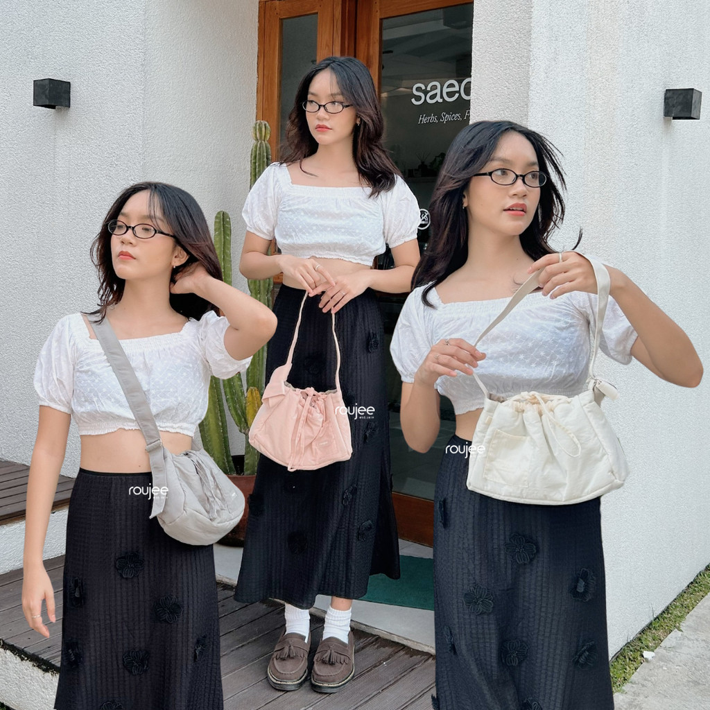 ROUJEE MADIUN - Roujee - Karina Size M - Tas Puffy Serut