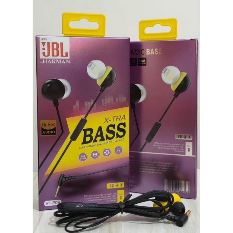 LJ - HF Headset Mega Bass JBL AT 208