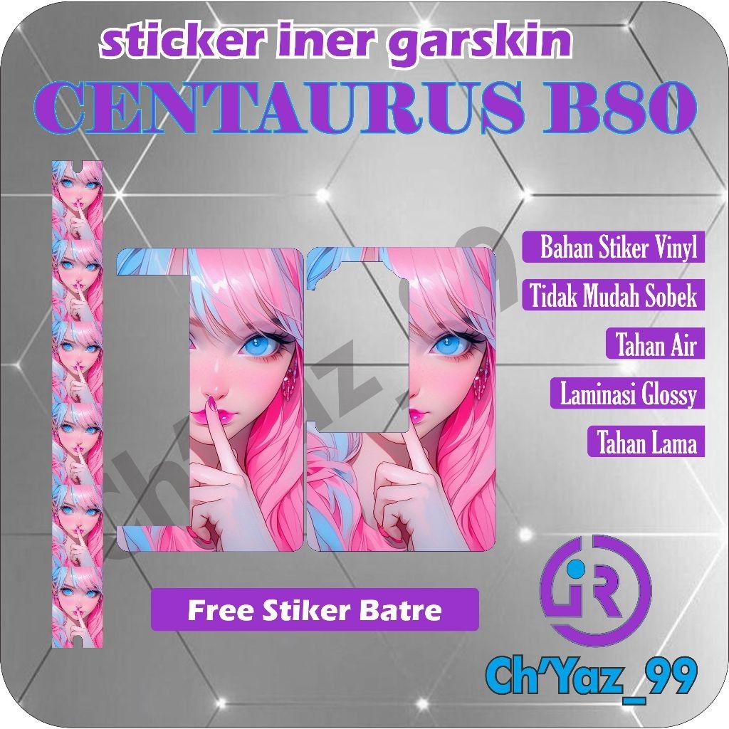 

STICKER VINYL GLOSSY C.E.N.T.A.U.R.U.S B+8.0 INER GARSKIN FULL