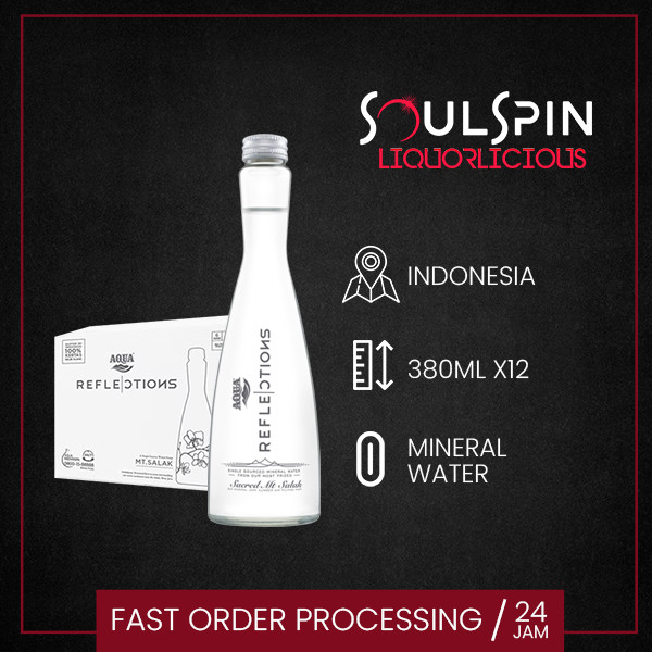 

Aqua Reflections Natural Mineral Water 380ml [ dus isi 12 botol ] Khusus Instan - Only Instant