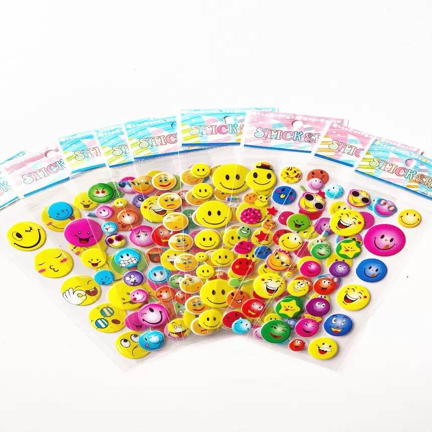 

Stiker timbul animasi buat anak-anak dewasa / stiker tempelan bervariasi / stiker buku / souvenir pesta