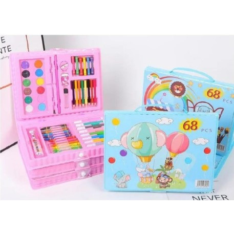 

BIG SALE CRAYON SET ISI 68 PCS 86 pc / SET ALAT MELUKIS MENGGAMBAR ANAK / SET PENSIL WARNA ANAK FW