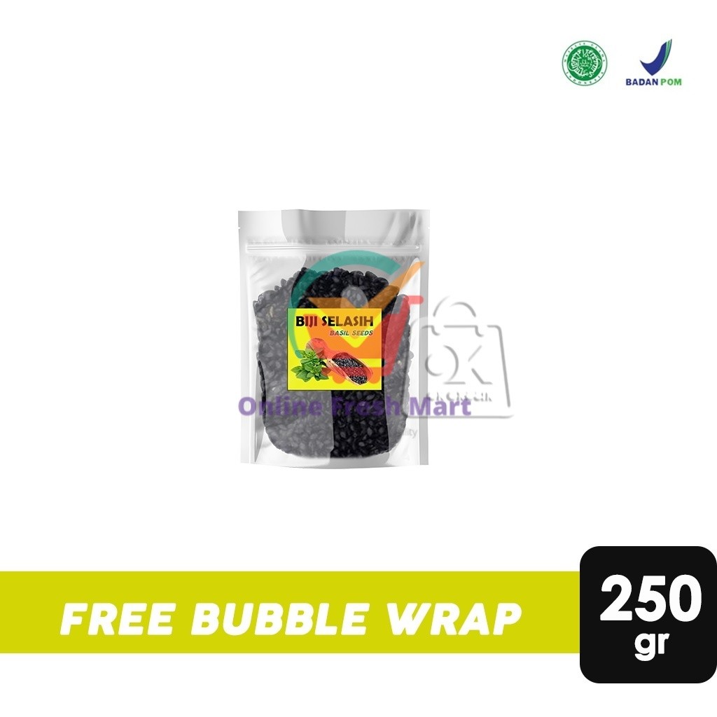 

Biji Selasih / Fresh Basil Seeds (250 gr) - Online Fresh Mart Denpasar