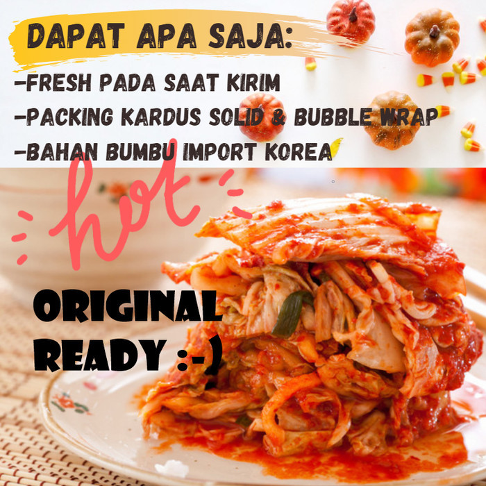 

✨TERLARIS -kimchi spicy / kimchi pedas / kimchi halal / kimchi hot 1kg - Pedas