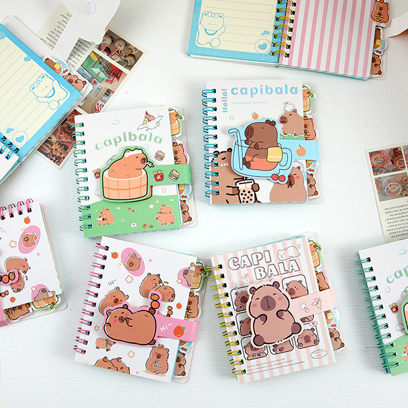 

Kawaii Stationery Office Accessories School Supplies Mini Portable Notebook Small Notepad For Daily Notes Kids Stationery Gift