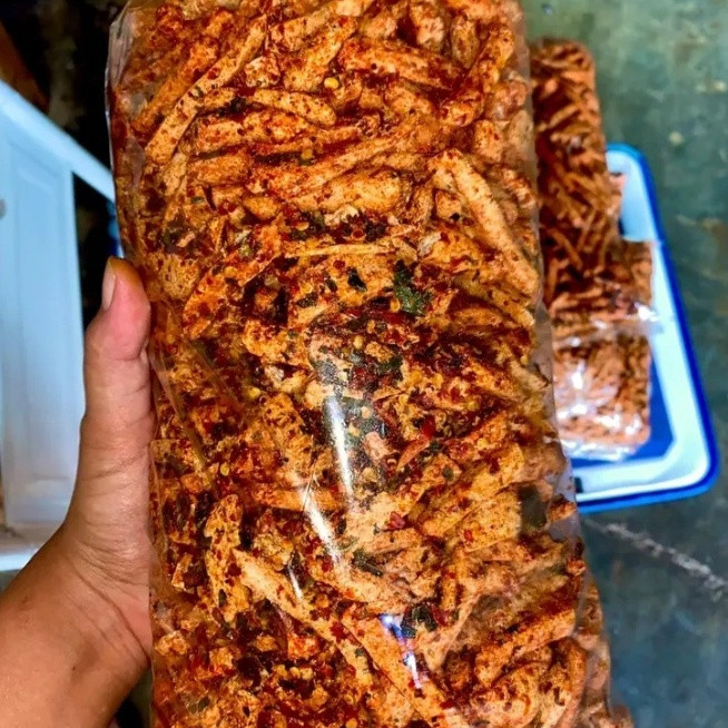 

Basreng Sultan Viral Tiktok/Basreng 1 kg Pedas Daun Jeruk Basreng Original Daun Jeruk Murah Bisa COD
