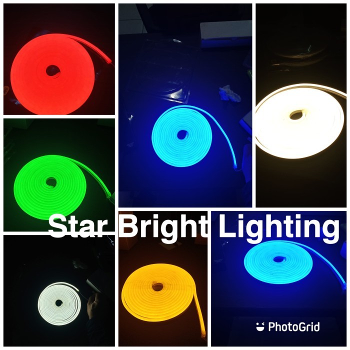 led neon flexible 12v neon flex flexible huruf - Biru WIR TAL