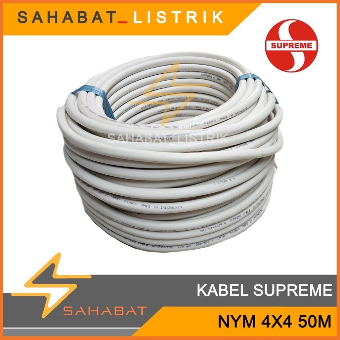 KABEL LISTRIK SUPREME NYM 4X4 50M