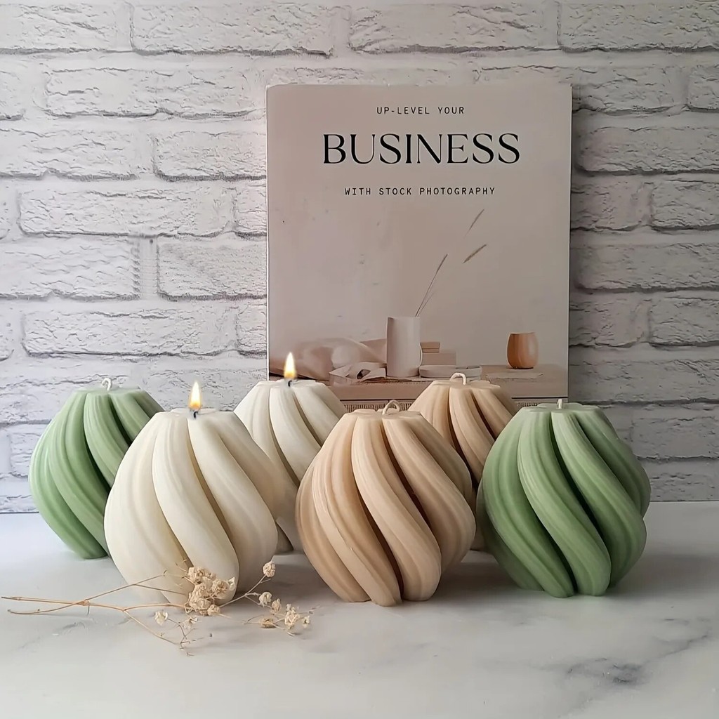 

1pc 3D Geometric Pillar Candle Mold for DIY Candle Making - Aromatherapy Resin Molds for Home Art Decor