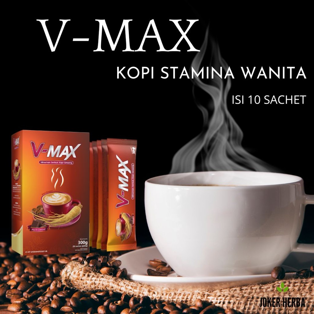 

VMAX KOPI terlaris Rasa Coklat Supleman Penambah Stamina Gairah Wanita - Orignal V-MAX