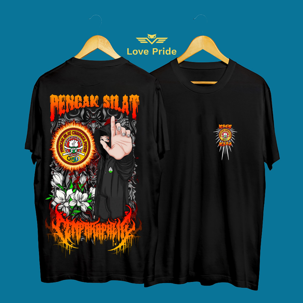 Kaos Tshirt Baju Distro Pencak Silat PSCP Cempaka Putih Premium Terbaru