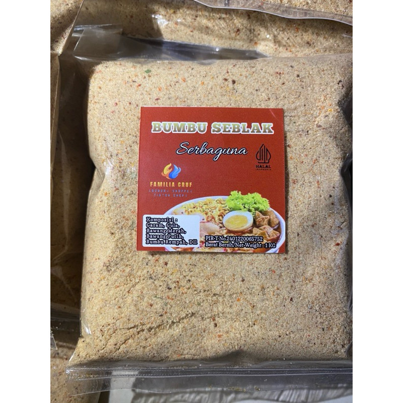 

TERLARIS - BUMBU SEBLAK PALING ENAK RASA AYAM BAWANG 1 KG SERBAGUNA MURAH - BUMBU ASIN KUAH BOCI (BASO ACI)