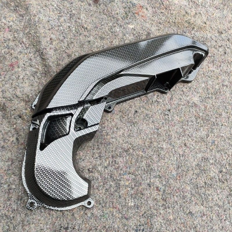 Tutup filter keongan carbon Yamaha Freego Gear