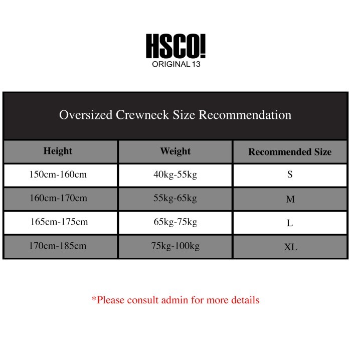 HSCO Oversized Crewneck Shinchan X Tahilalats Three Hero - XL