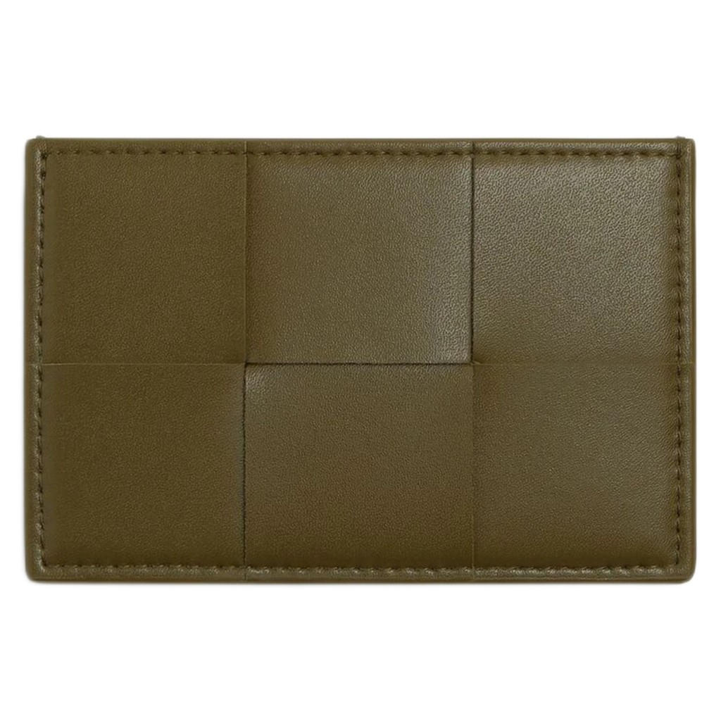 Bottega Veneta Cassette Light Brown Card Holder / Dompet Kartu Branded Original