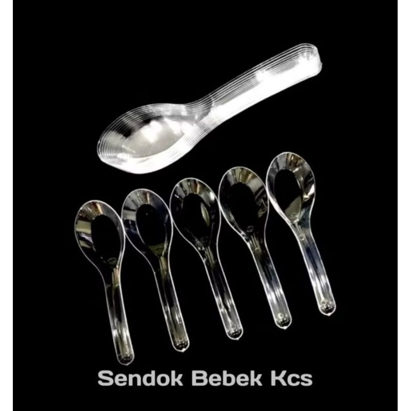 Sendok Bebek Plastik KCS / Sendok Plastik KCS/ Sendok Makan Plastik  TERLARIS 