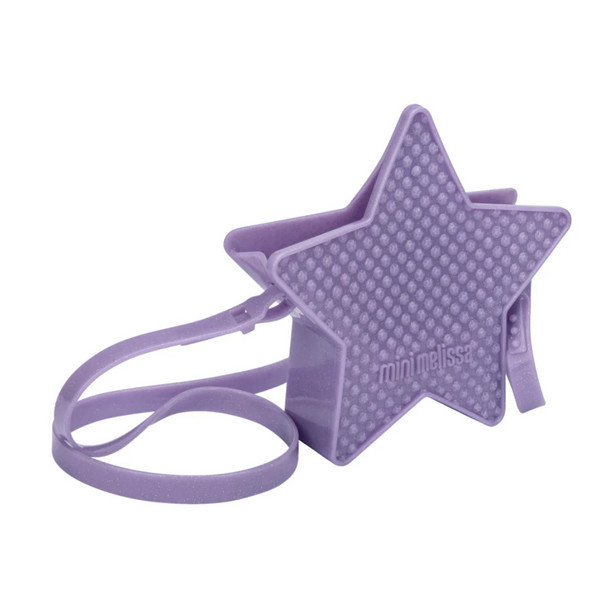 Tas Selempang Anak Perempuan Mini Melissa Sparkly Bag Glitter Lilac