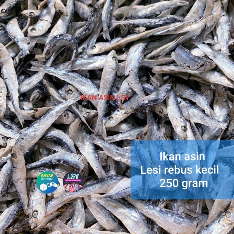 

ikan asin lesi rebus kecil super 250gram