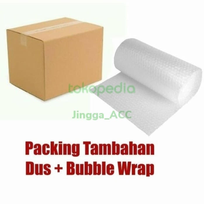 

Packing Aman Tambahan Dus & Bubble wrap