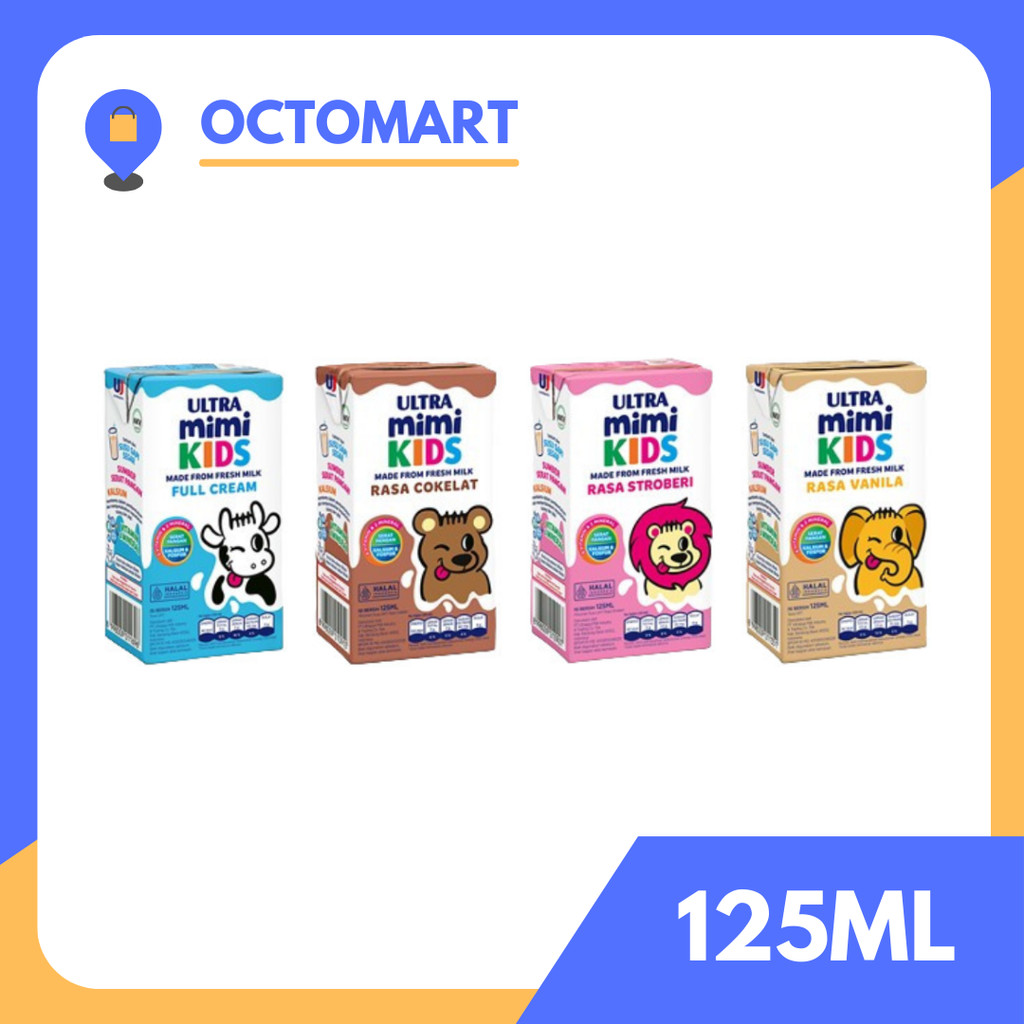 

ULTRA Mimi Kids 125ML Susu UHT 125 ML