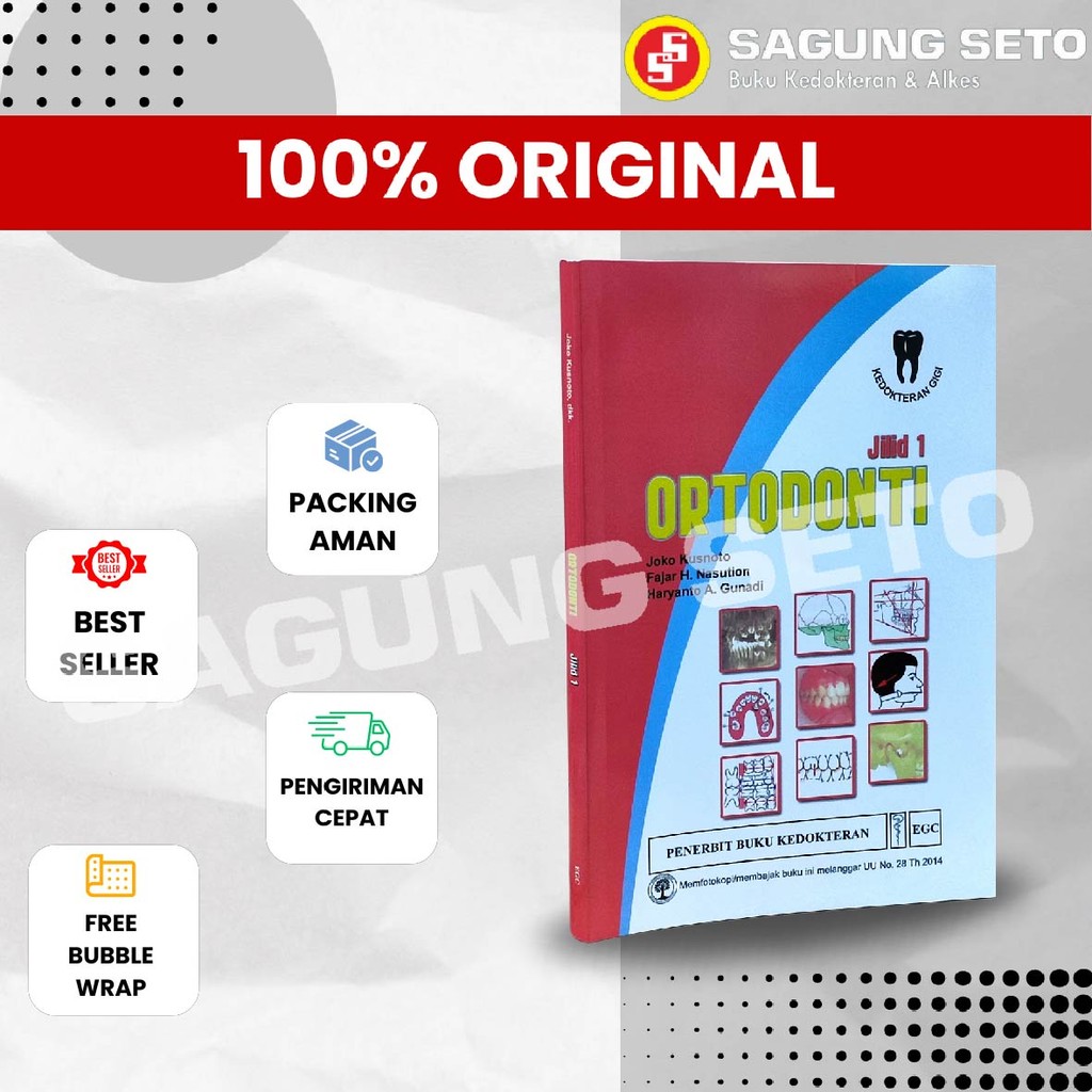 BUKU ORTODONTI JILID 1 / BUKU KEDOKTERAN GIGI - JOKO KUSNOTO