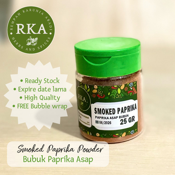 

Bubuk Paprika Asap 25 gr / Smoked Paprika Powder 25gr