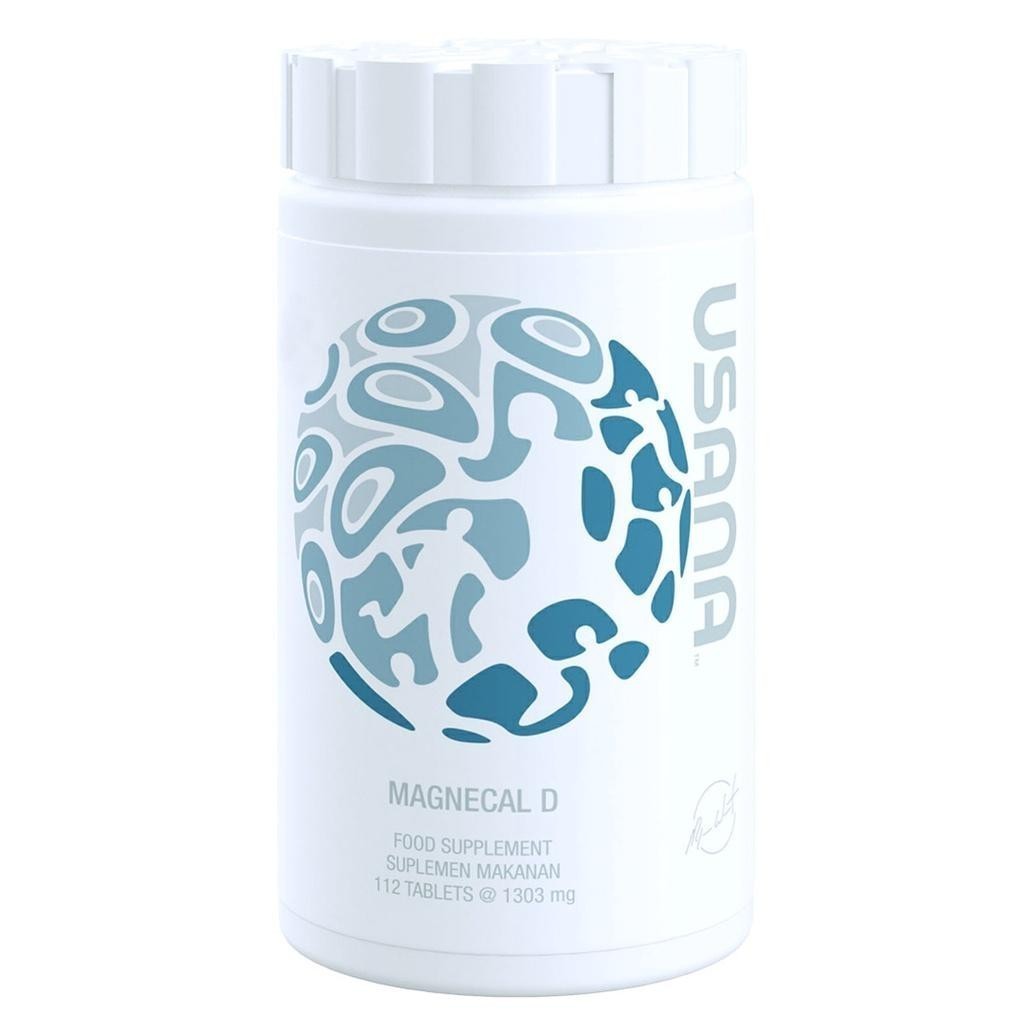 Usana Magnecal D Suplemen magnesium dan kalsium yang seimbang yang diperkuat dengan vitamin D (112 T