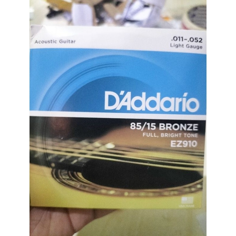 Senar Gitar D'Addario akustik 0,11