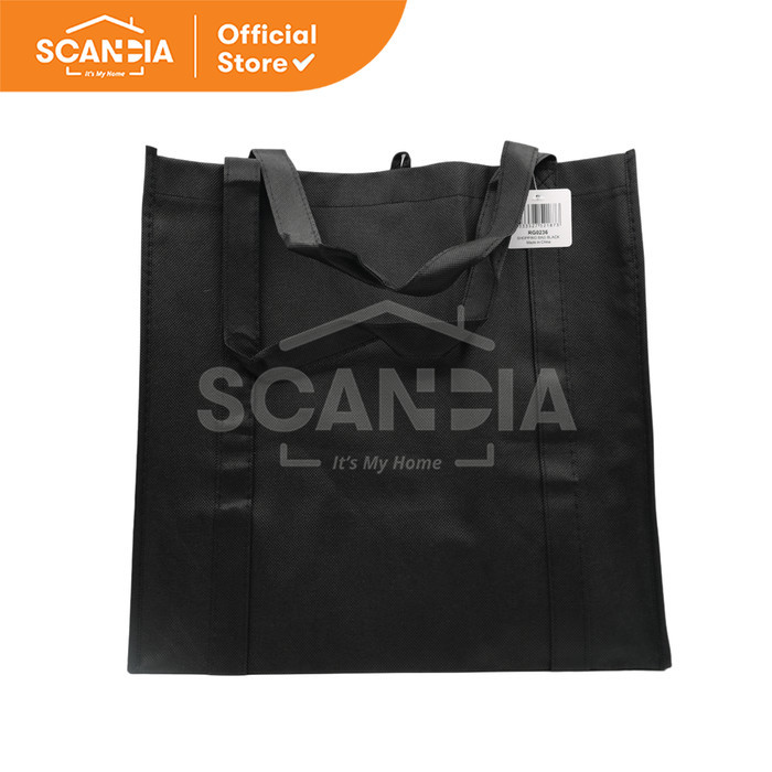 

SCANDIA Tas Belanja Shopping Bag 34.5X34X22cm Blk Black (RG0236)