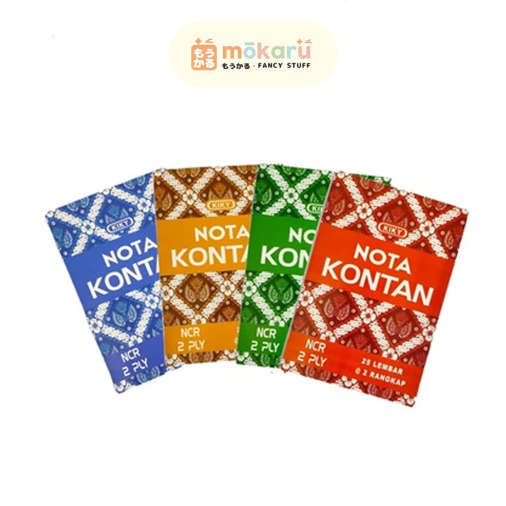 

Kiky Buku Nota Kontan 2 Ply Besar / Nota kontan 25 Lembar 2 Rangkap