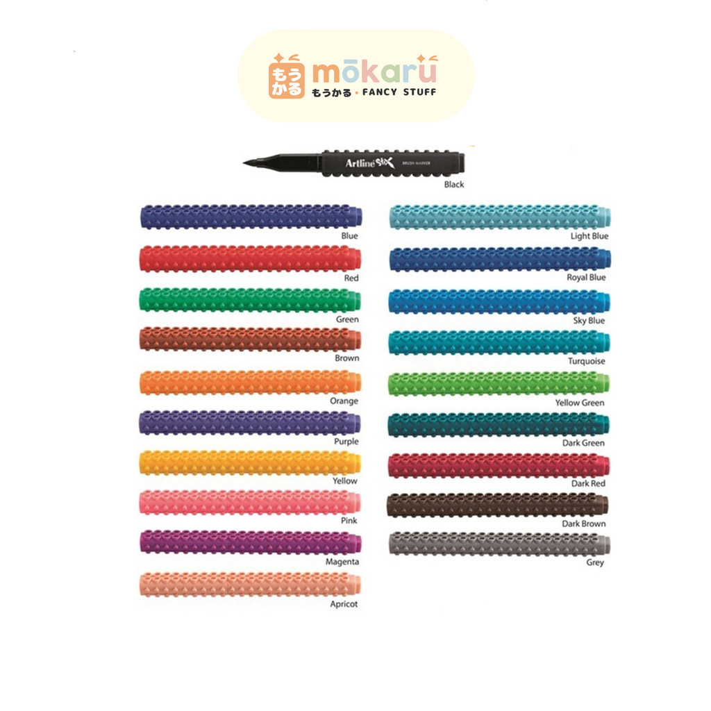 

Artline STIX Brush Spidol ETX-01 / Brush Pen Warna Murah Berkualitas