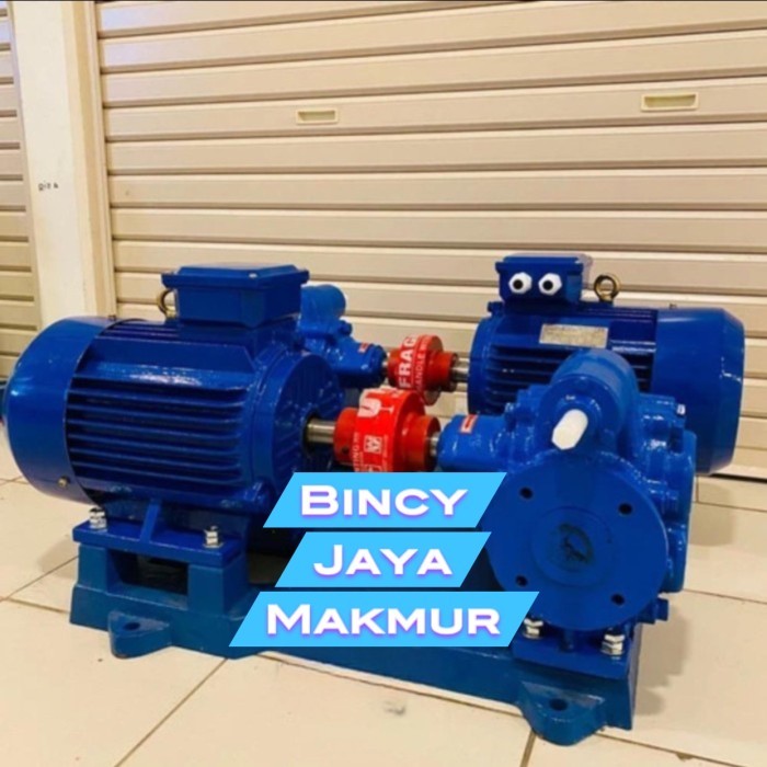 Pompa Cairan Kental Gear Pump Rotor RCB RK-135 3HP 2,2KW 2" Oli Minyak
