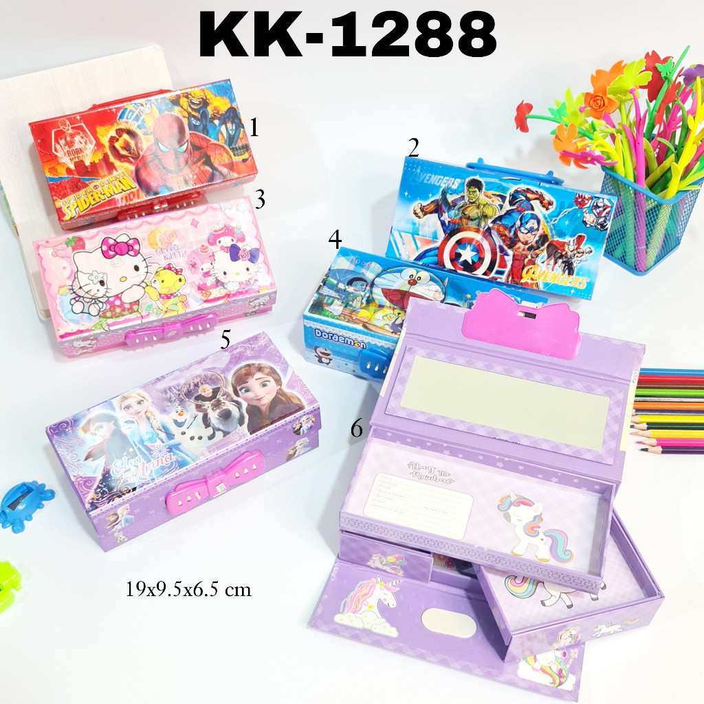 

Jual Produk SOS Kotak Pensil Karton Kode 3 tingkat 3D/ Tempat Pensil / Pencil Case/Tepak ''