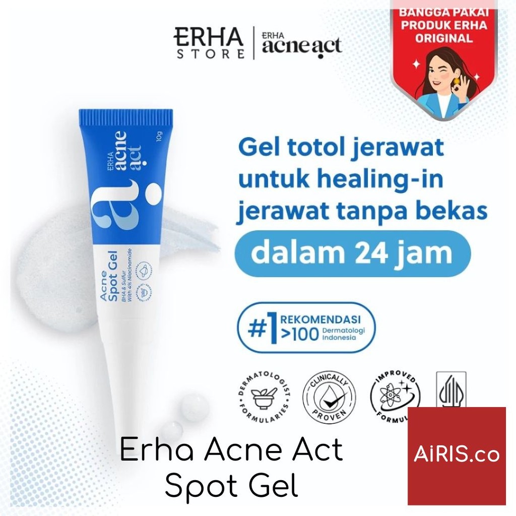 Erha Acneact Acne Spot Gel BHA & Sulfur 10g - Obat Totol Jerawat