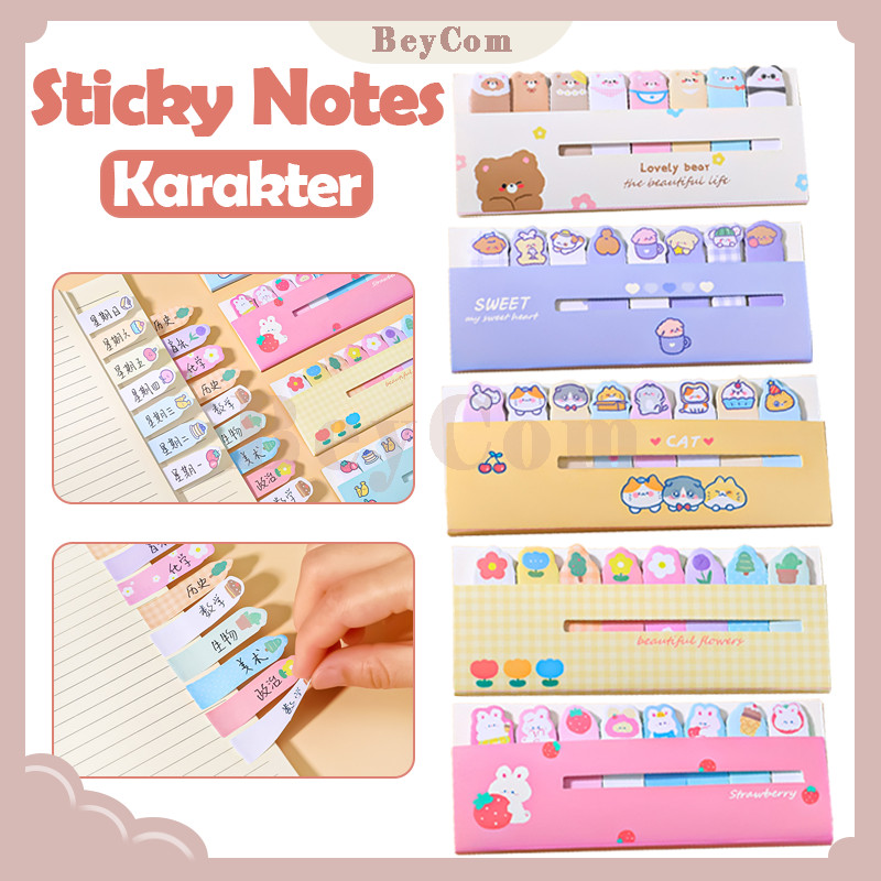 

Sticky Notes Karakter 8IN1 / Kertas Catatan Yang Lucu