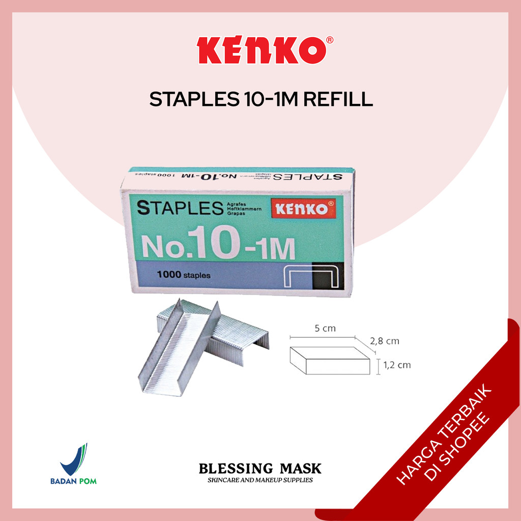 

KENKO Staples | Isi Stapler 10-1M | ATK Blessingmask