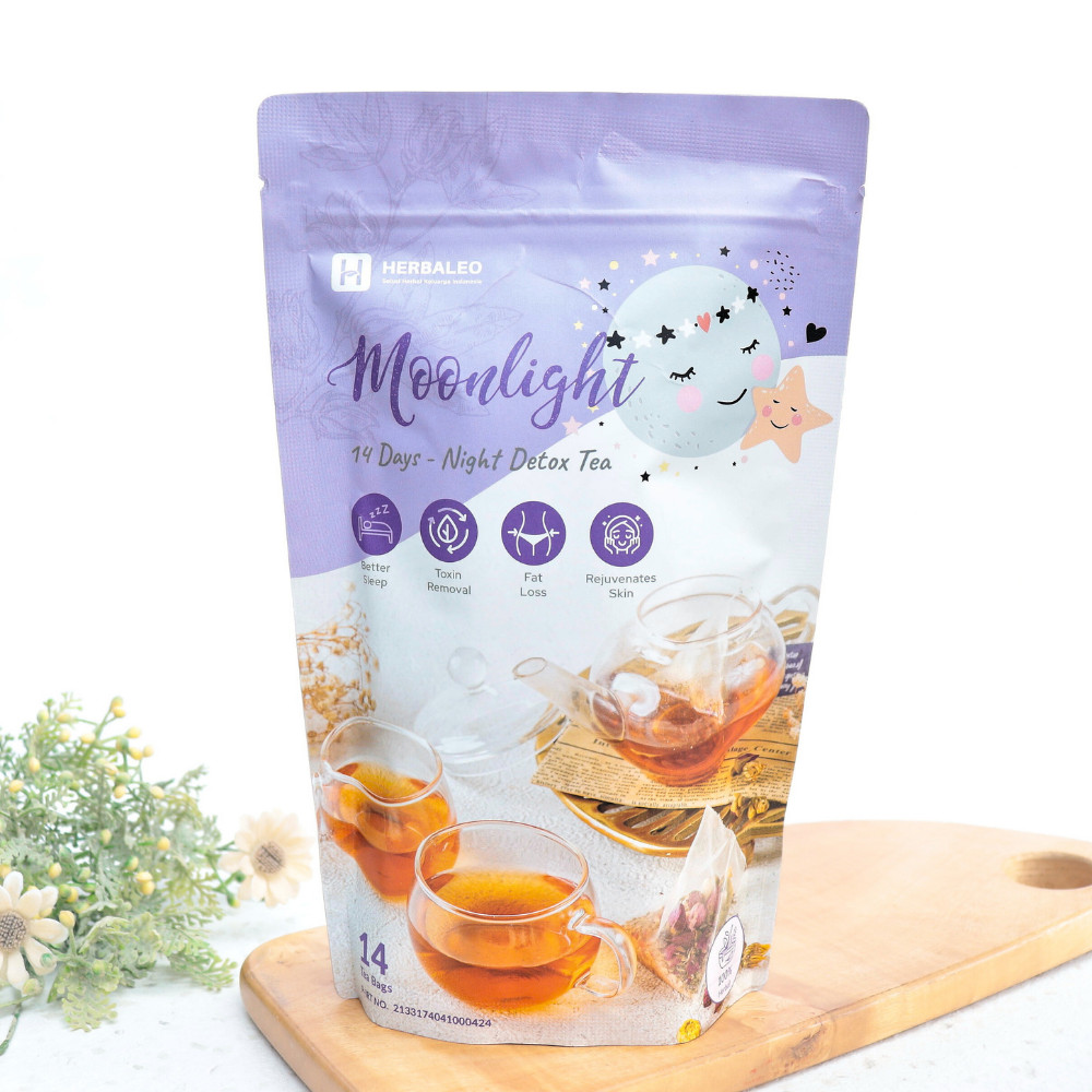 

14 BAGS MOONLIGHT TEA 14 DAYS - NIGHT DETOX - HERBALEO