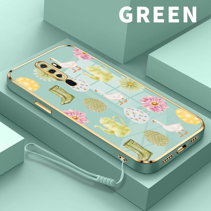 Case For Oppo A9 2020 A8 A83 A91 A92 A93 A94 A95 A96 A96 5G A98 A9x Cartoon Gentle Stickers Slikon E