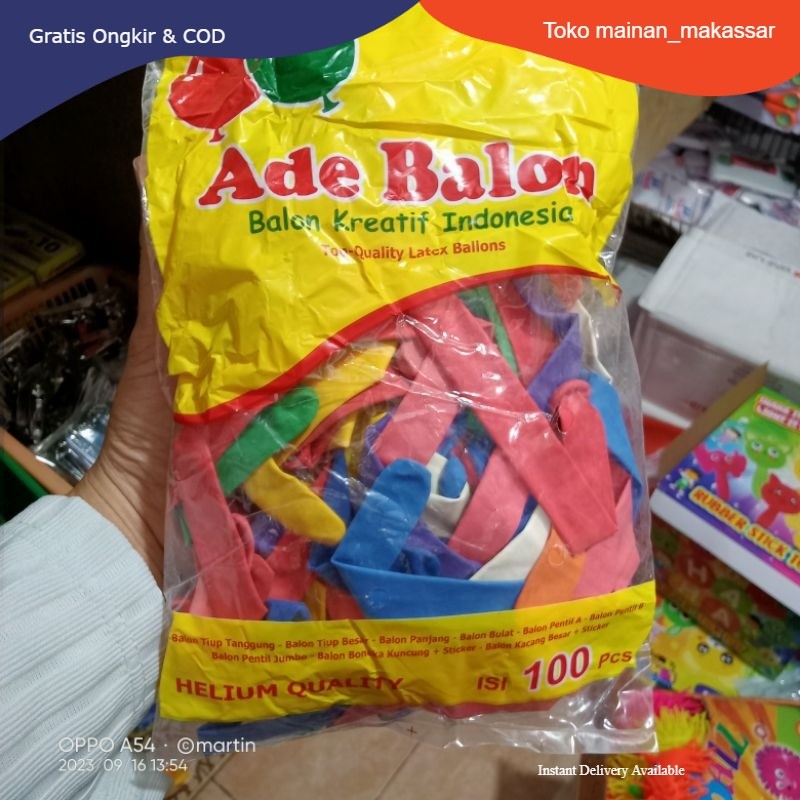100PCS BALON PANJANG BALON PANJANG BESAR SNI