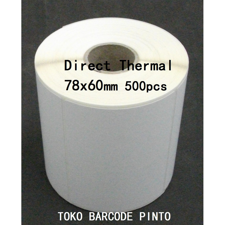 

best -Direct Thermal 78X60mm 1 Line 500pcs Core1" gap,Label Stiker Barcode