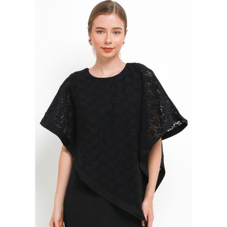 Wisteria Lace Dress In Black