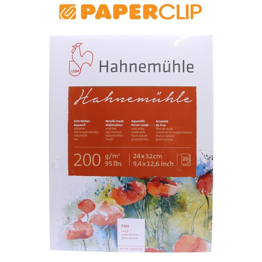 

WATERCOLOR PAD HAHNEMUHLE 20S 10628025 ROUGH